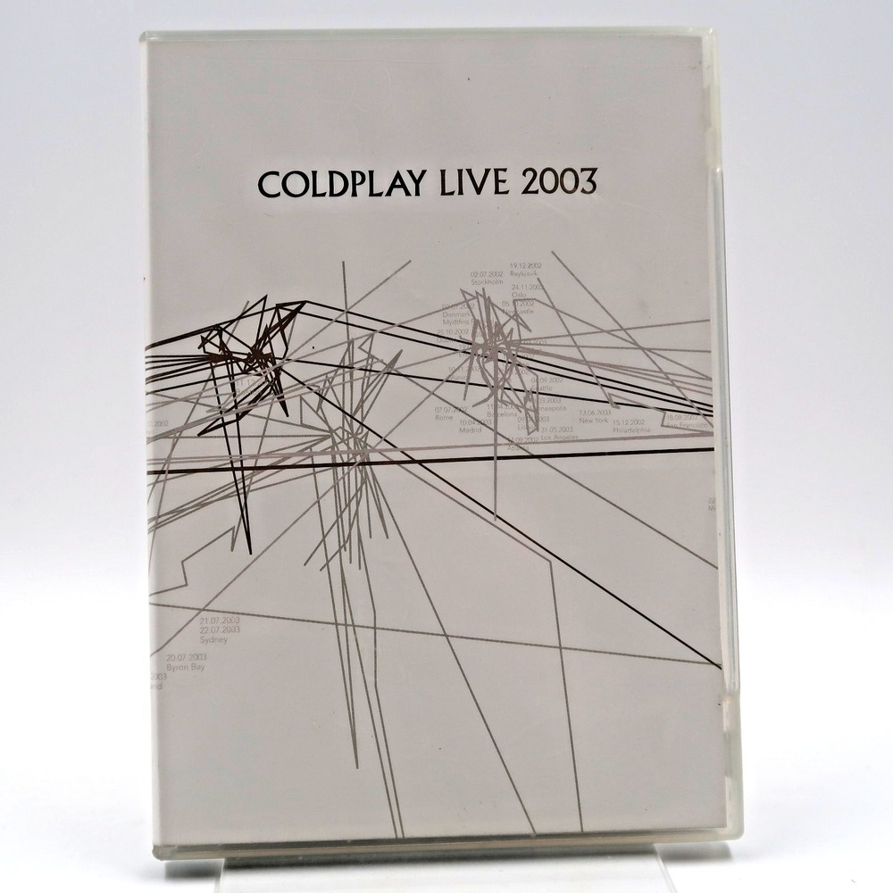 Coldplay Live 2003 DVD Chris Martin Jonny Buckland Guy Berryman Will Champion